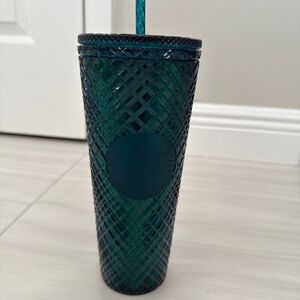 Starbucks 24oz Emerald Green Holiday Tumbler